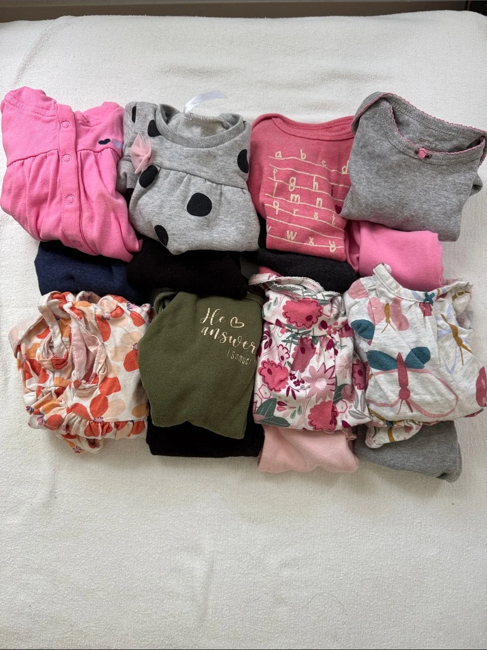 8 - Baby girl outfits- 3 months